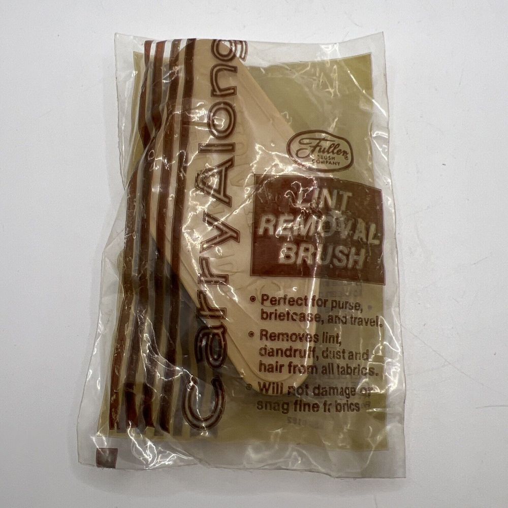 NEW VINTAGE ‎ SEALED FULLER BRUSH COMPANY CARRY ALONG TRAVEL LINT REMOVAL